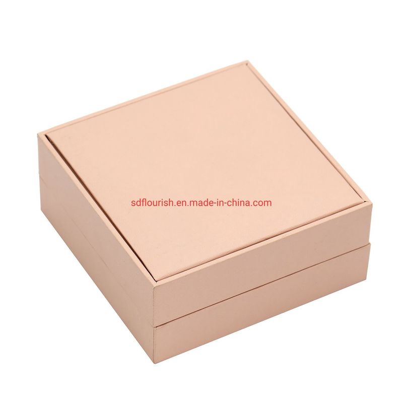 0.5 kg Custom Hot Stamping Logo Marinefarbe Starrkarton Schmuckstücke Packungskiste für umweltfreundliche Verpackung