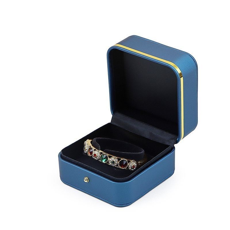 PU-Material Schmuck Verpackungskiste für Ringe Ohrringe Armbänder und Halsketten 0,300kg