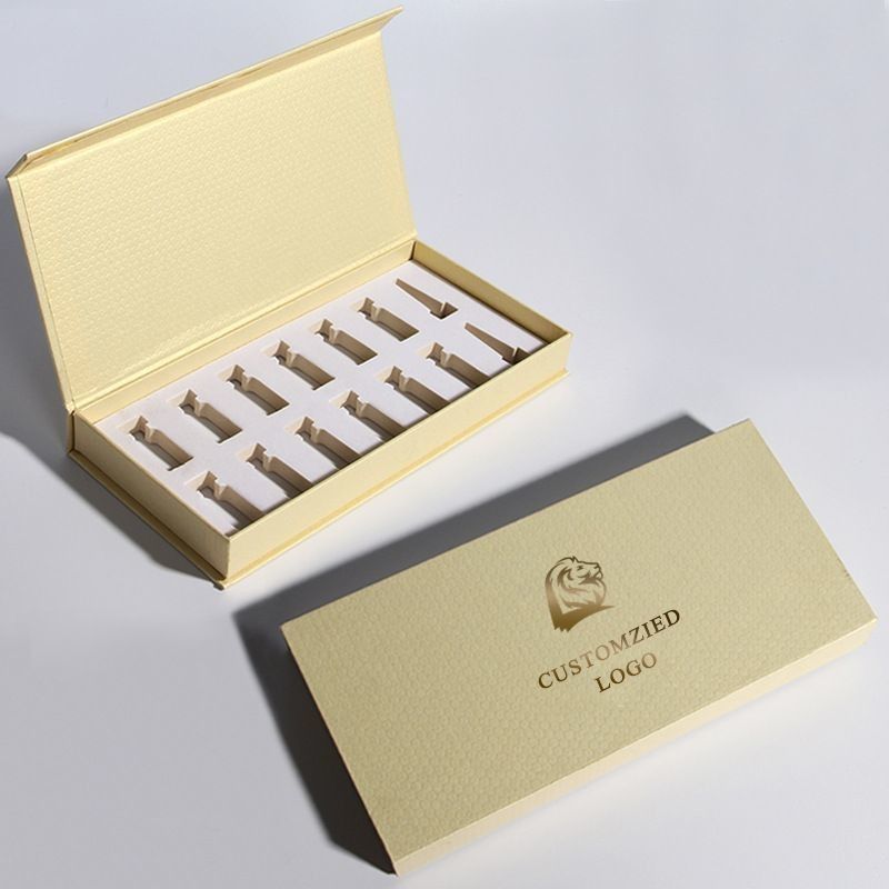 Rechteckige Luxus starre magnetische Geschenkbox für Parfüm Verpackung Hautpflege Set ätherisches Öl