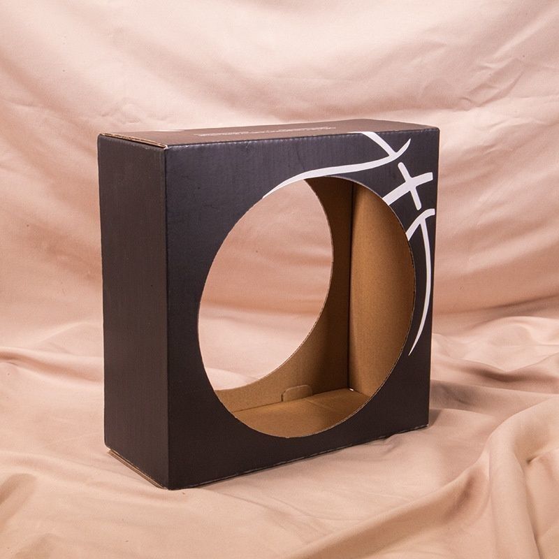 3 Ply E Flöte Starr gewölbtes Papier Anzeigekiste für Basketball Fußball maßgeschneidert