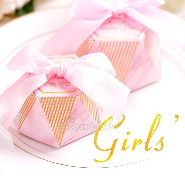 Custom Candy Schokolade Geschenk Papier Verpackung Box Heißfolie Gold Stempel für Hochzeitsfest