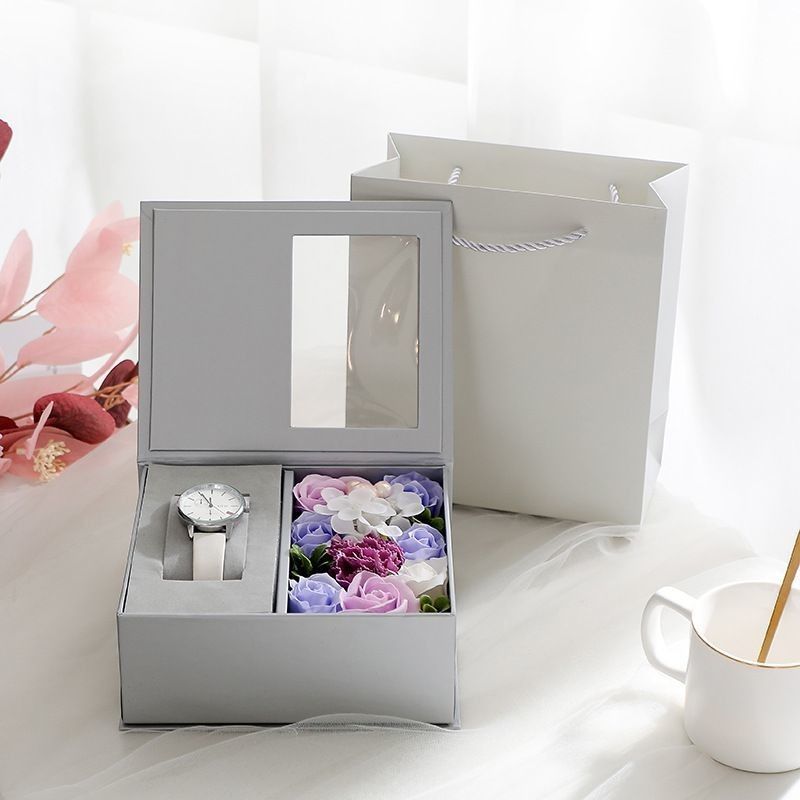 Luxus schwarzer Karton Valentinstag Blumengutschachtel 1,0 - 3,0 mm Dicke