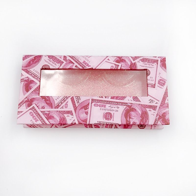 Öko-freundliche kundenspezifische Geschenkbox starre Pappe Mink Wimpern Haare Produkt Verpackungskiste