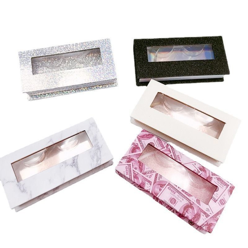 Öko-freundliche kundenspezifische Geschenkbox starre Pappe Mink Wimpern Haare Produkt Verpackungskiste