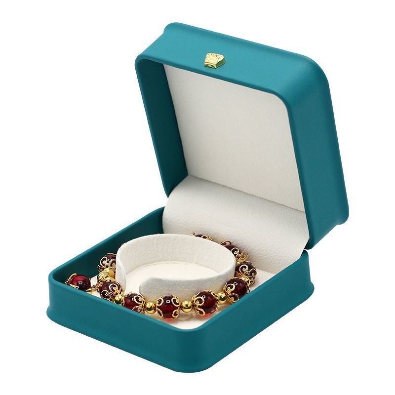 Custom Logo Druck Luxus PU Schmuckbox Tragbare Reise Ohrringe Schmucksack Doppelspeicherbox