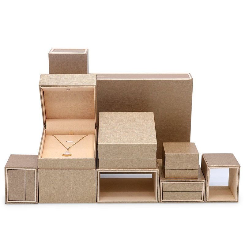 Ring/Halsband/Ohrring Box Bulk Lead Time 15-20 Tage 100% recycelbare Papierverpackung Schublade Box mit LED-Licht