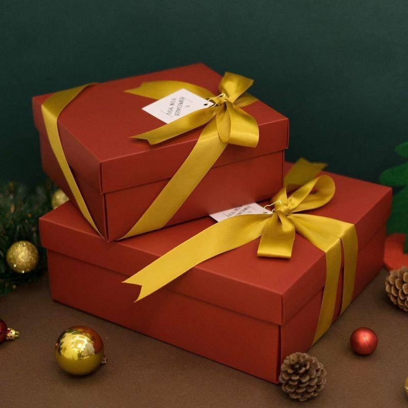 Verpackungsdeckel und Basis Luxus-Geschenkpapierverpackungskisten