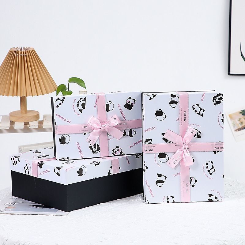 Verpackungsdeckel und Basis Luxus-Geschenkpapierverpackungskisten