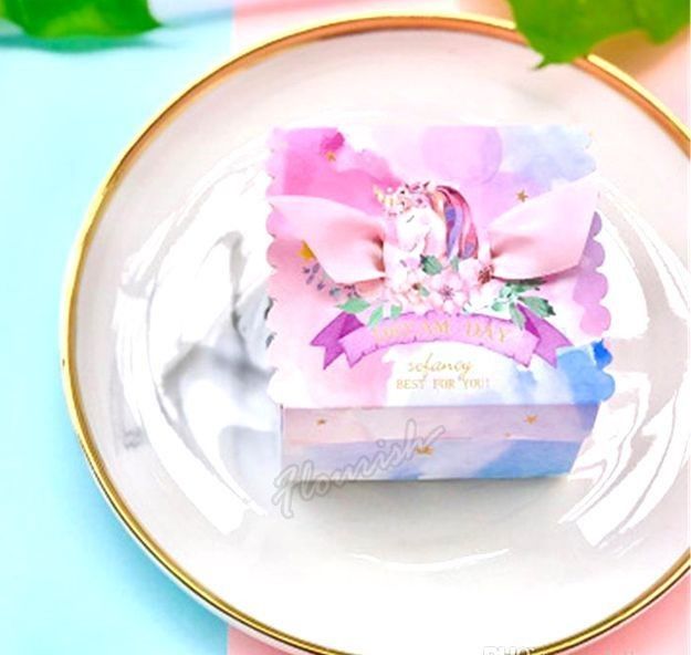 Pink Art Paper angepasste Geschenkboxen mit Warmstempel