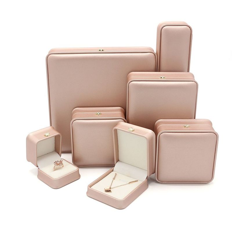 Echtes Quadratring Armband Uhr Geschenk Verpackung Schmuck Schmuck Set Verpackung Display Box mit EVA Schaumstoff Einsatz