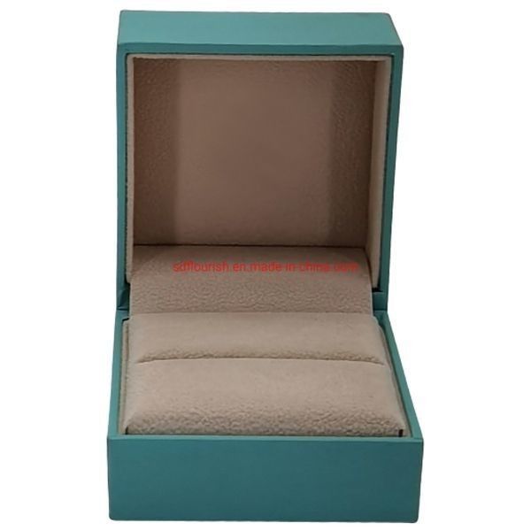 Clamshell Design Elegante grüne Farbe Starrkarton Vorschlag Ring Geschenkbox im CDR/EPS/JPG/TIF Format