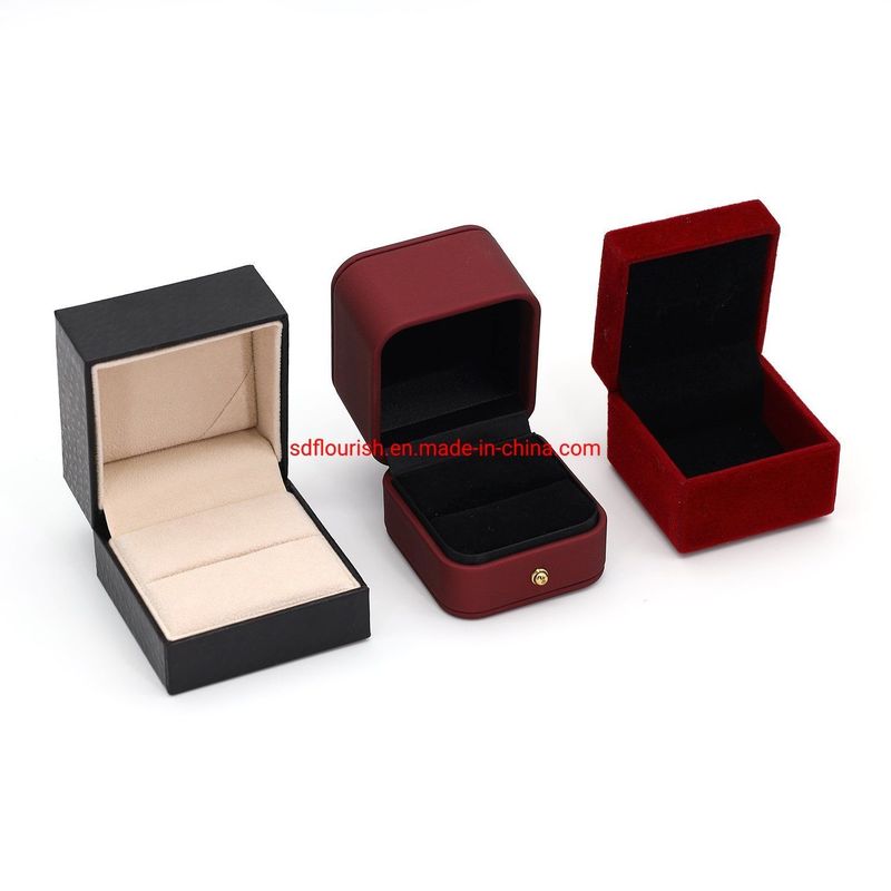 Clamshell Design Elegante grüne Farbe Starrkarton Vorschlag Ring Geschenkbox im CDR/EPS/JPG/TIF Format
