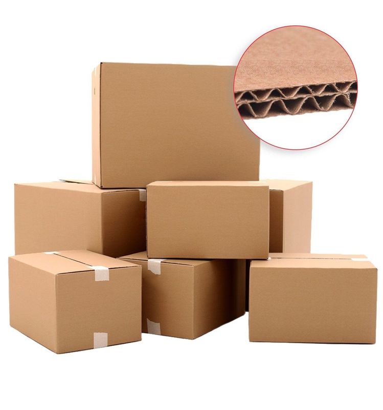 3 Ply B Flöte Flachpackung Kartonboxen Faltschachtel Weißkartonbox für Wein Bier Milchgetränk