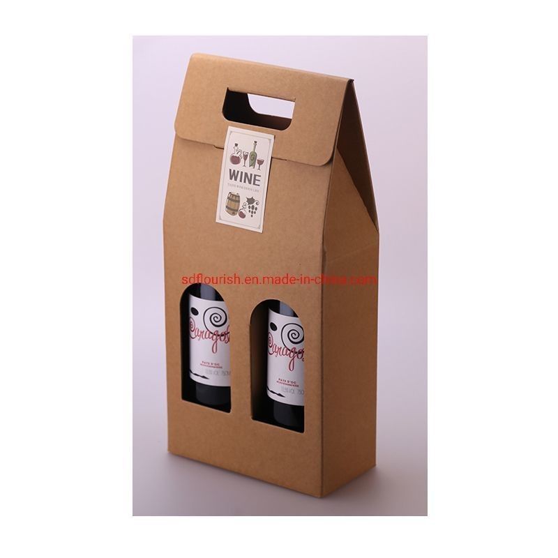 E Flöte Kraftpapier Anzeigekiste Soße Wellpappe Box Träger anpassbare Dicke