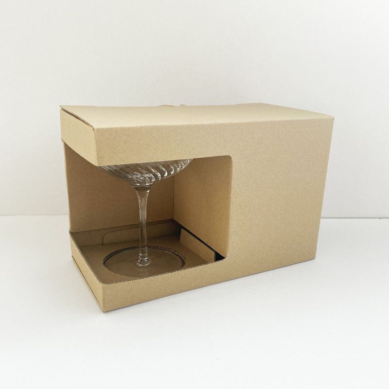 Kraftpapierverpackungskarton für Glas