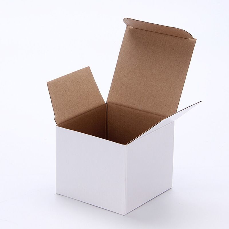 100% recyceltes Papier Top Tuck Folding Einstücks Wellverpackung Geschenkboxen und textured Groove Naturkraft Versandboxen
