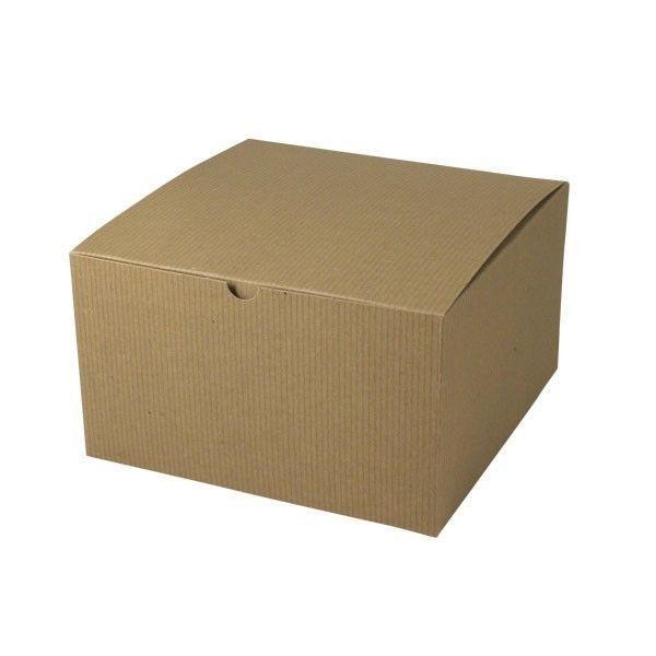 100% recyceltes Papier Top Tuck Folding Einstücks Wellverpackung Geschenkboxen und textured Groove Naturkraft Versandboxen