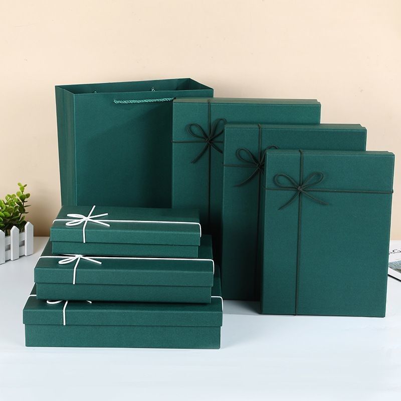 Schuhe und Bekleidung Geschenkboxen Verpackung Feste Farbe Starrkarton Deckel und Basis Box