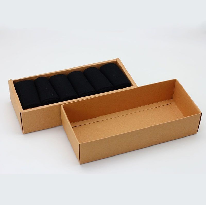 Umweltfreundliche Verpackungslösung Recyclingkraftpapierbox für Kosmetik Lippenstift Parfüm Socken Elektroapparate Kopfhörer Telefonkoffer