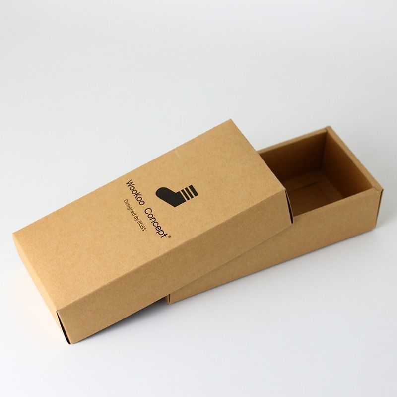 Umweltfreundliche Verpackungslösung Recyclingkraftpapierbox für Kosmetik Lippenstift Parfüm Socken Elektroapparate Kopfhörer Telefonkoffer