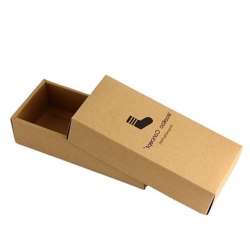 Umweltfreundliche Verpackungslösung Recyclingkraftpapierbox für Kosmetik Lippenstift Parfüm Socken Elektroapparate Kopfhörer Telefonkoffer