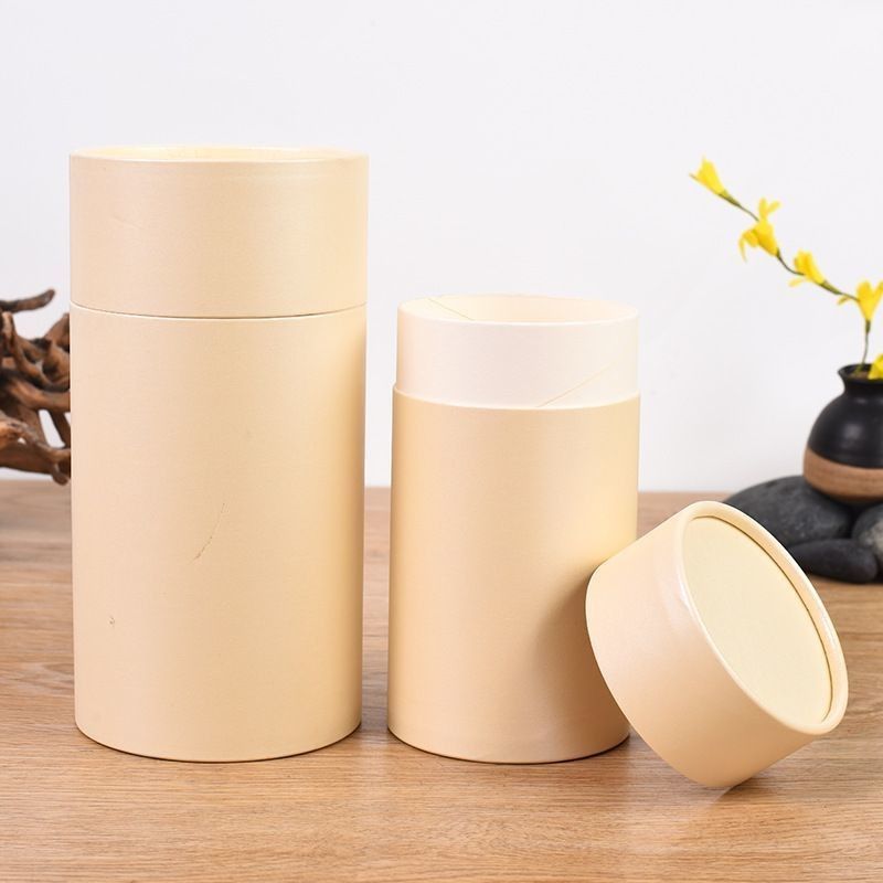 Steife zylindrische Papierbox für Tee Kaffee Süßigkeiten Blumen Karton Geschenkverpackung