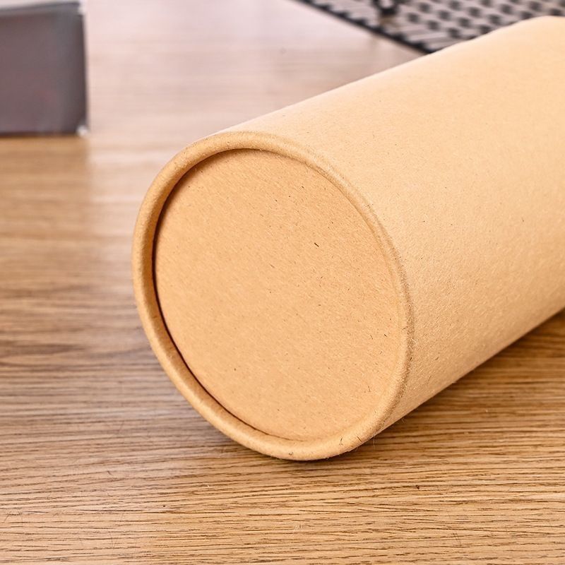 Steife zylindrische Papierbox für Tee Kaffee Süßigkeiten Blumen Karton Geschenkverpackung