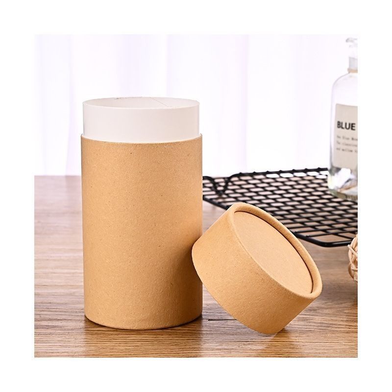 Steife zylindrische Papierbox für Tee Kaffee Süßigkeiten Blumen Karton Geschenkverpackung