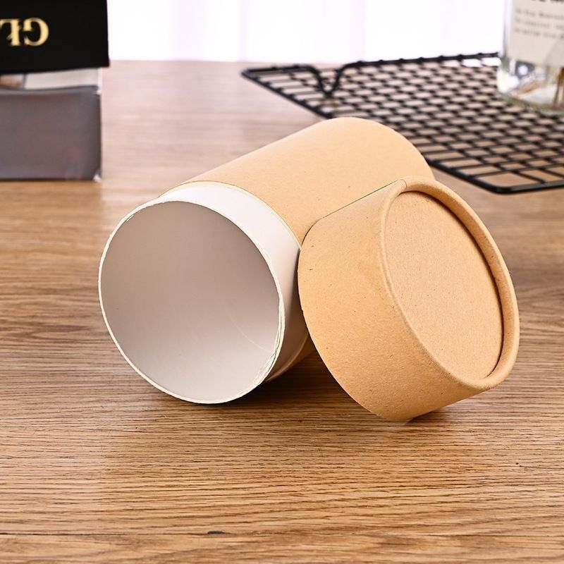 Verpackung Rundpapier-Rohrbox für Kekse Nahrungsmittel Tee und Schokolade