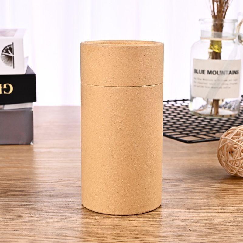 Verpackung Rundpapier-Rohrbox für Kekse Nahrungsmittel Tee und Schokolade
