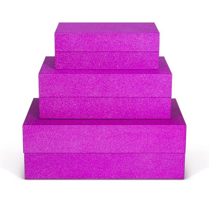 Luxuriöse Klappgeschenk-Box Papierkarton Verpackungskiste für menschliche Haar-Wig-Erweiterungen