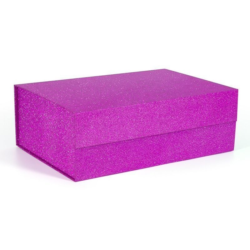 Luxuriöse Klappgeschenk-Box Papierkarton Verpackungskiste für menschliche Haar-Wig-Erweiterungen