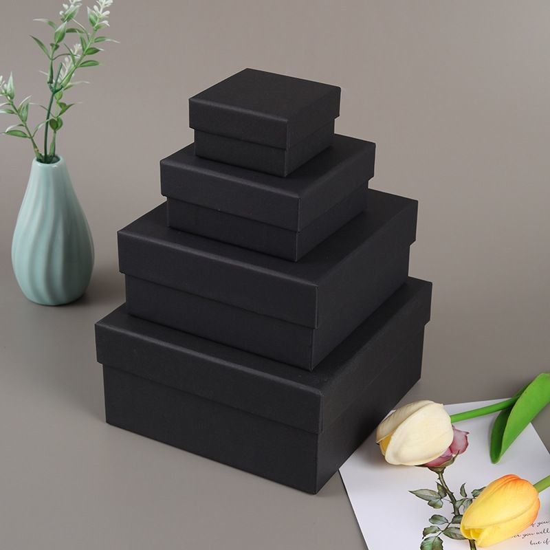 Kleine Geschenkboxen Quadrat Geschenkboxen mit Deckel für den Muttertag Abschluss Hochzeit
