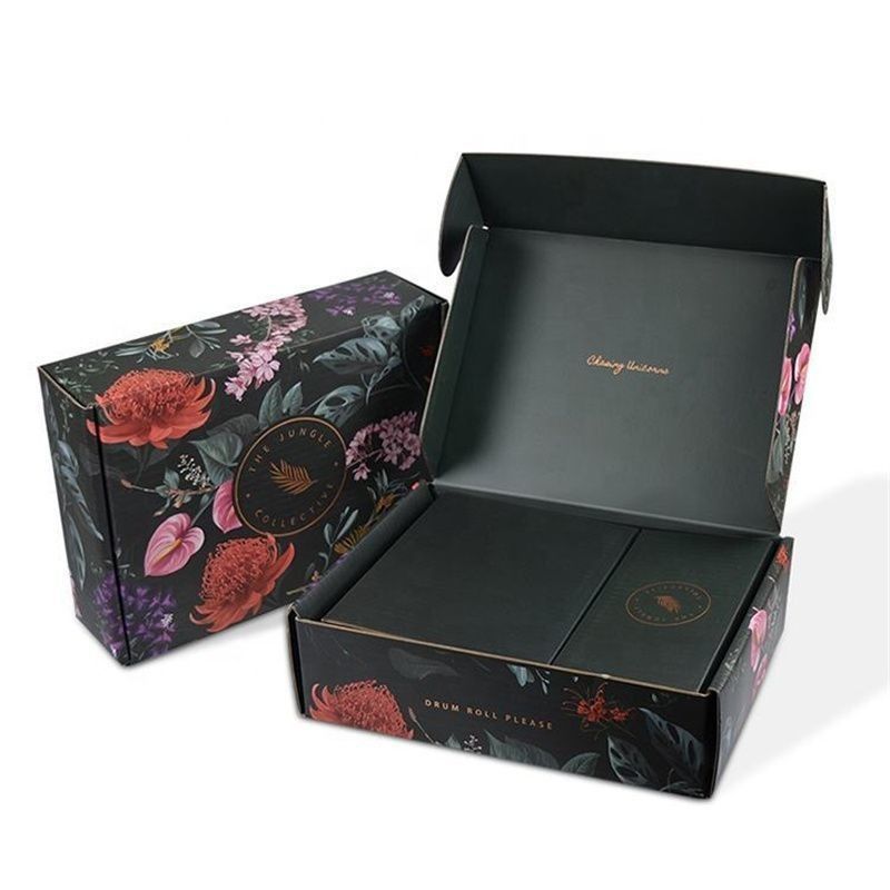 E-Commerce Business Faltbare Geschenkboxen Kartonkartonboxen Wellpappe