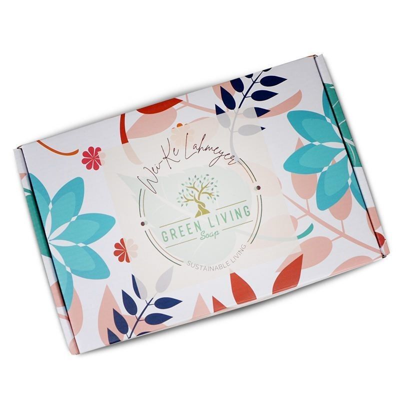 E-Commerce Business Faltbare Geschenkboxen Kartonkartonboxen Wellpappe