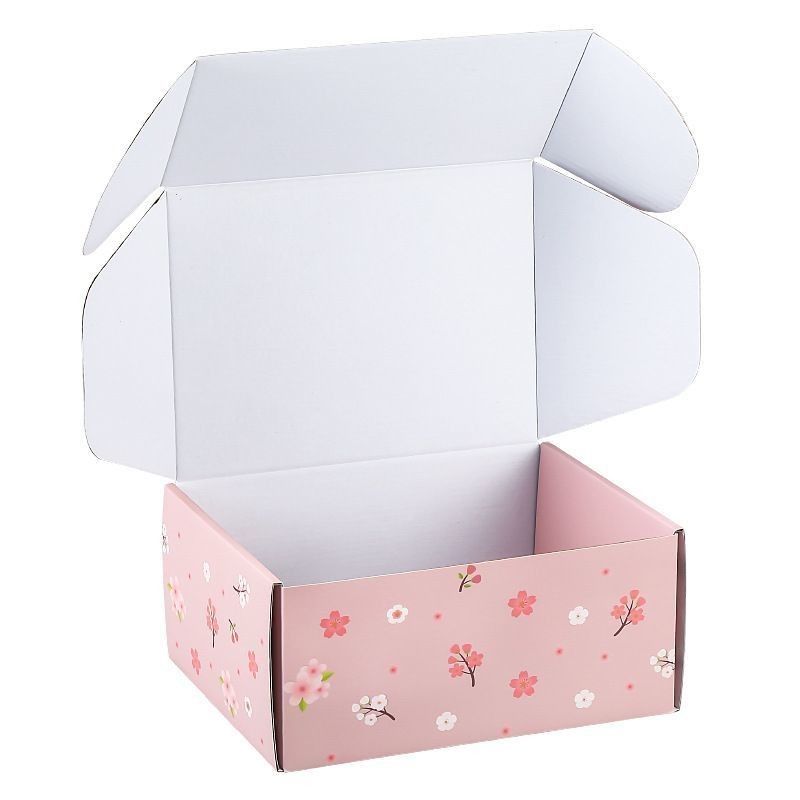 E-Commerce Business Faltbare Geschenkboxen Kartonkartonboxen Wellpappe