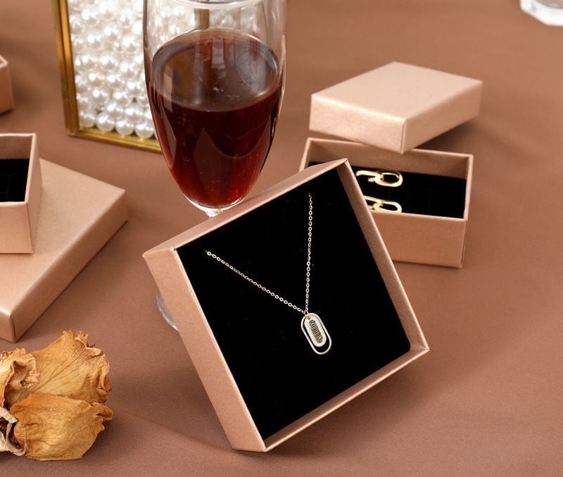 Kleingröße Luxus-Schmuck Geschenk-Box Papier-Speicher-Box kostenlose Proben-Display-Box