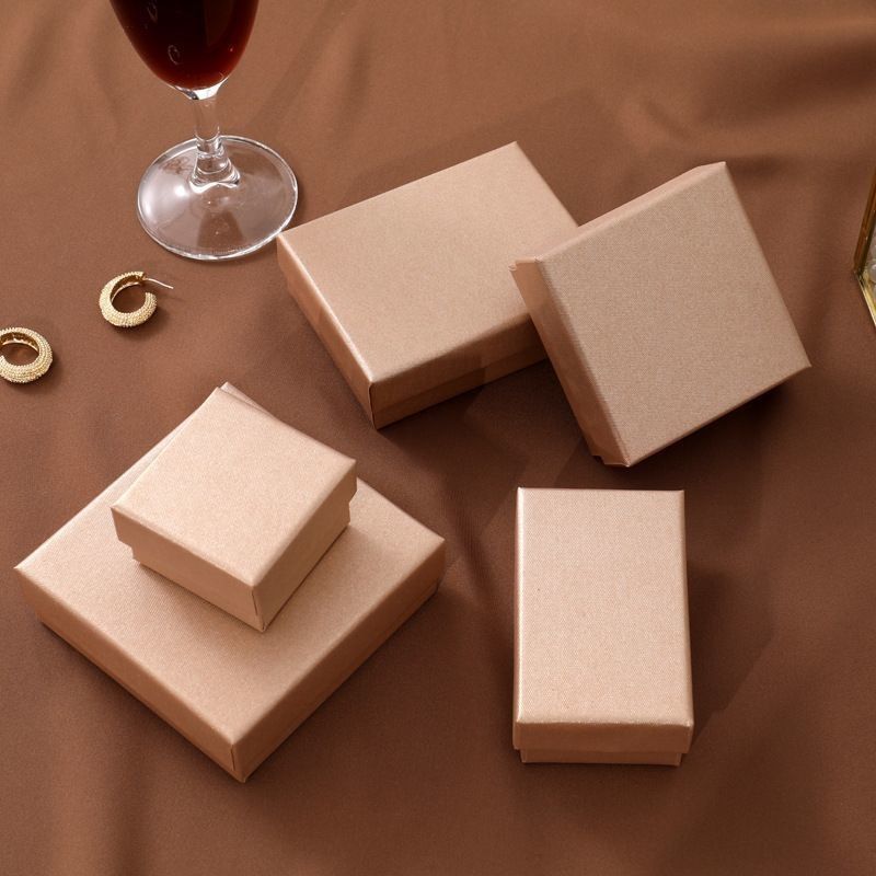 Kleingröße Luxus-Schmuck Geschenk-Box Papier-Speicher-Box kostenlose Proben-Display-Box