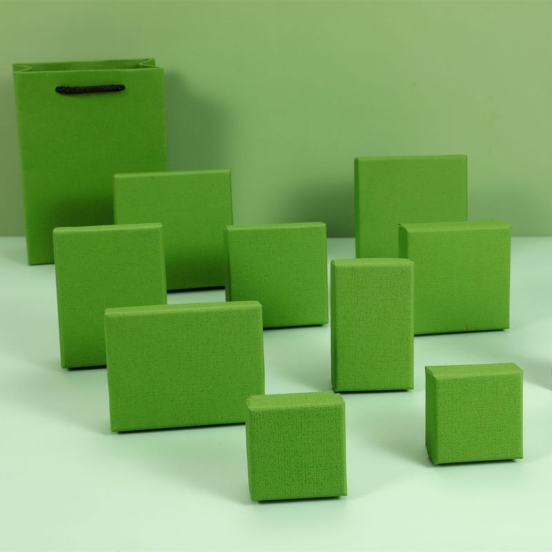 Kartonpapier Deckel und Basis Geschenk-Box Verpackung Luxus Schmuck-Box mit Schaum-Einsatz