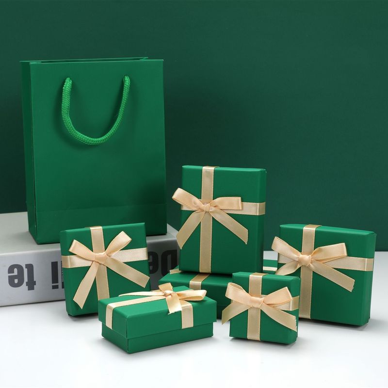 Hot Stamping Papier Schmuckboxen Bogen Krawatte Deckel und Basis Karton Papier Verpackung Geschenkbox