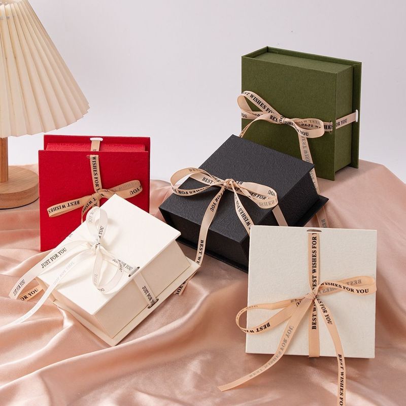 Buchart Papierkarton Verpackungskisten Luxuskarton Geschenkkarton mit Bandverschluss