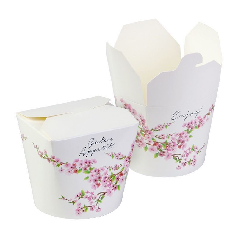 Weiße Karton-Gedächtniskiste Papier-Fast-Food-Verpackungskiste für Restaurant-Snacks