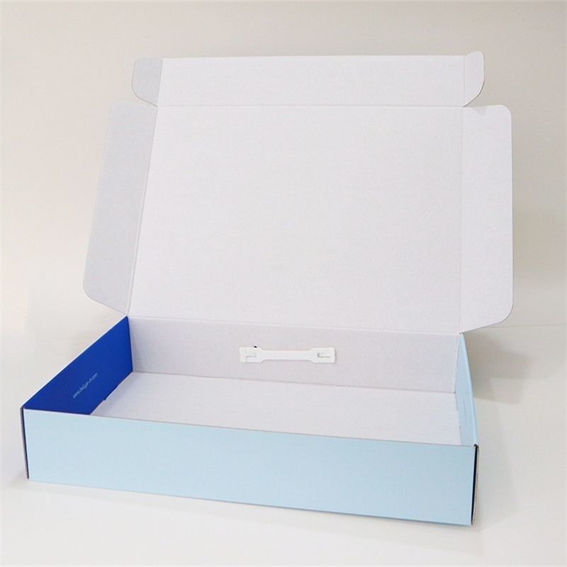 Custom Logo Klappfläche 3-Ply Wellpappe Kraftpapierbox für Haushalt Kissen Sport Fitness Organisation