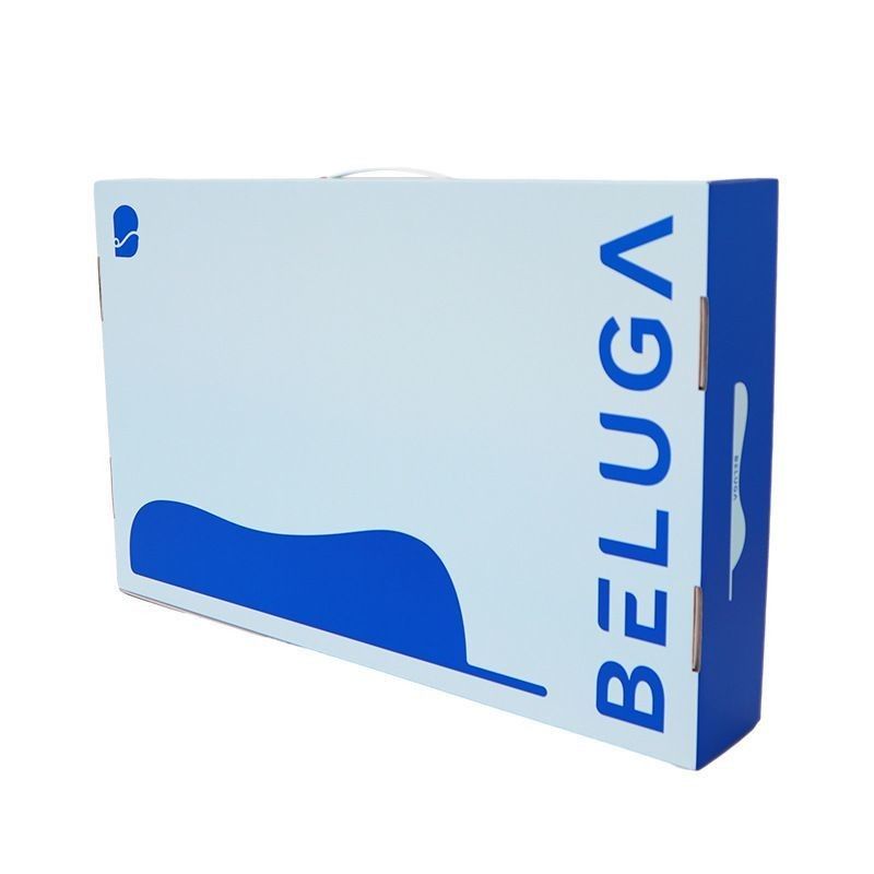 Custom Logo Klappfläche 3-Ply Wellpappe Kraftpapierbox für Haushalt Kissen Sport Fitness Organisation