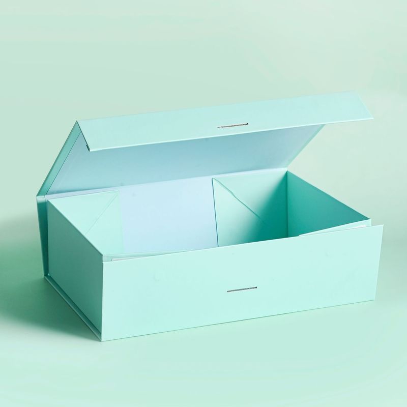 Make-up Kosmetik Hemden Schuhe Verpackung Klappbare individuelle Logo-Speicherbox mit Band und Logo-Druck