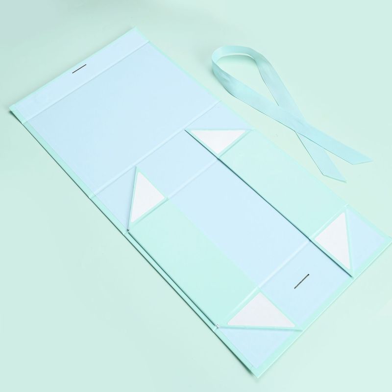 Make-up Kosmetik Hemden Schuhe Verpackung Klappbare individuelle Logo-Speicherbox mit Band und Logo-Druck