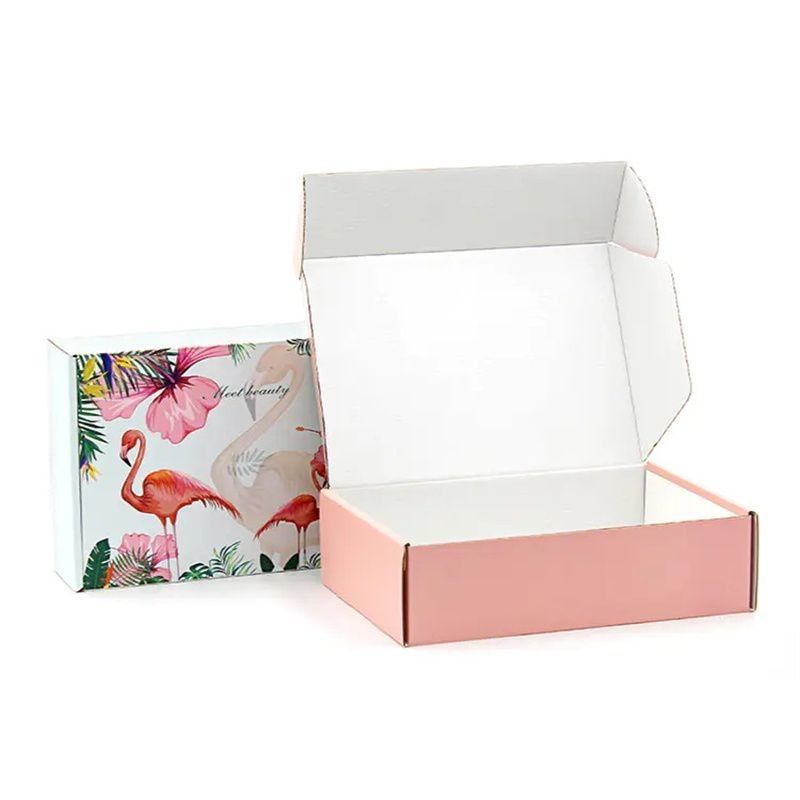 Gewalzte Kartonverpackung Geschenkbox Versandmailerboxen Custom Logo gedruckt