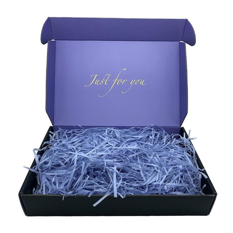 Gewalzte Kartonverpackung Geschenkbox Versandmailerboxen Custom Logo gedruckt