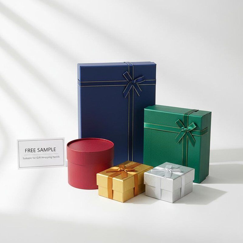 Glossy Lamination Gift Box with Magnetic Closure Available in Various Sizes for Elegant Gift Packaging