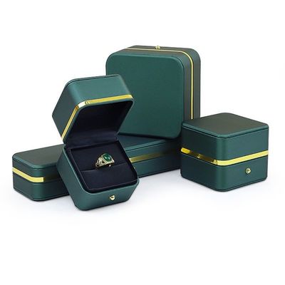 PU-Material Schmuck Verpackungskiste für Ringe Ohrringe Armbänder und Halsketten 0,300kg